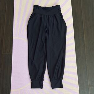 Old Navy active powersoft high rise Black Jogger Pants sz S petite
